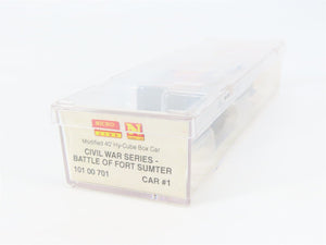 N Micro-Trains MTL 10100701 Civil War Series Battle of Fort Sumter Box Car #1