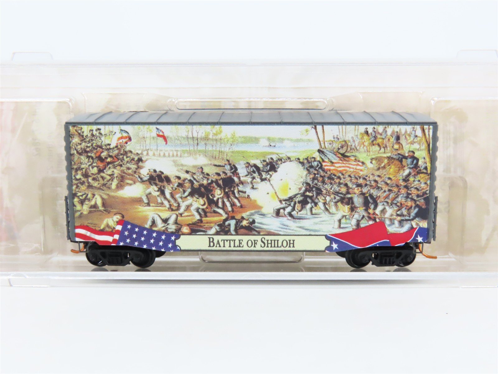 N Scale Micro-Trains MTL 10100704 Civil War Series Battle of Shiloh Box Car #4