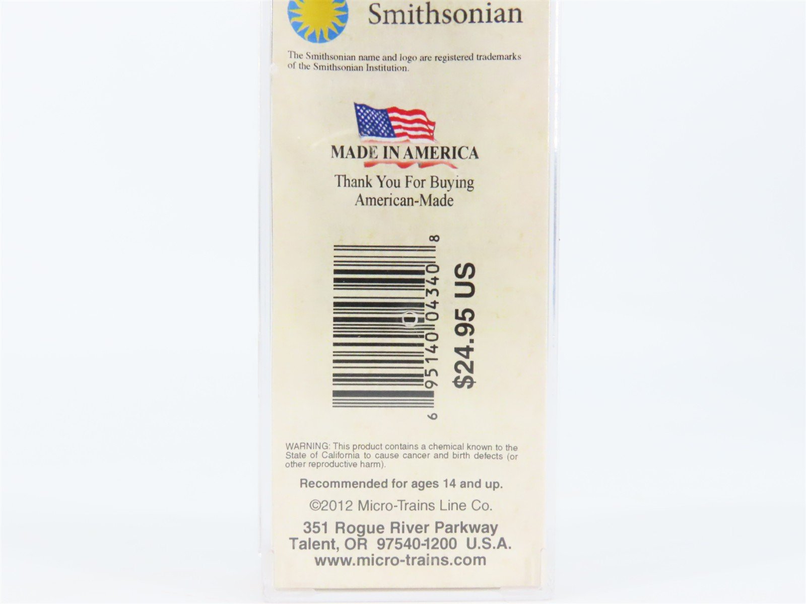 N Scale Micro-Trains MTL 10100704 Civil War Series Battle of Shiloh Box Car #4