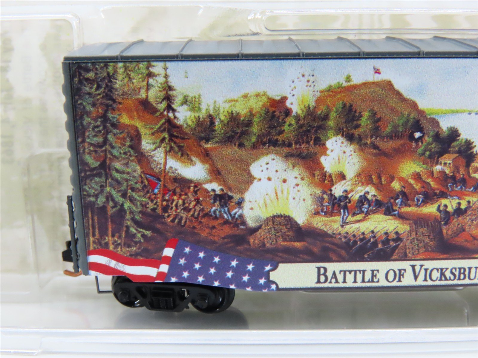 N Micro-Trains MTL 10100709 Civil War Series Battle of Vicksburg 40' Box Car #9