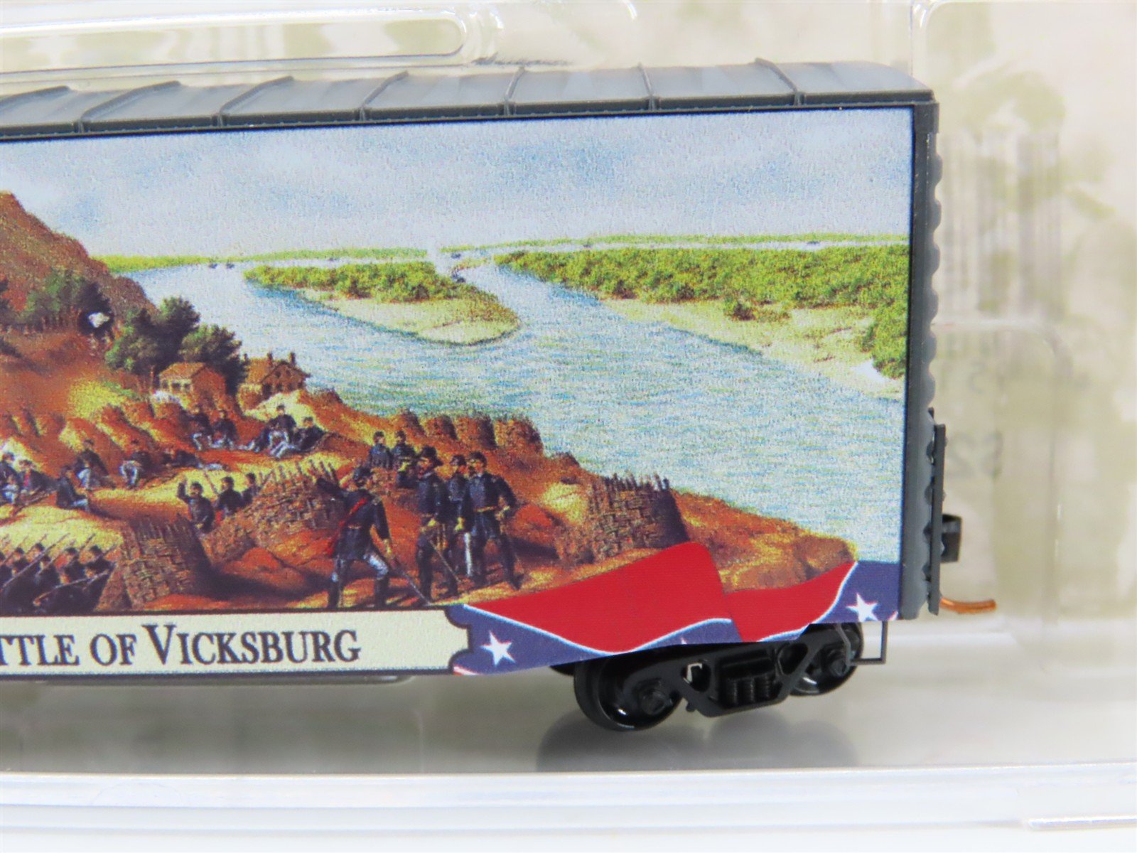 N Micro-Trains MTL 10100709 Civil War Series Battle of Vicksburg 40' Box Car #9