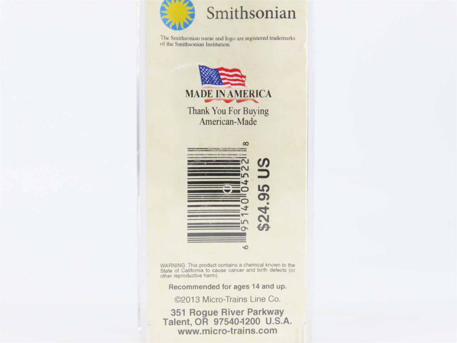 N Micro-Trains MTL 10100709 Civil War Series Battle of Vicksburg 40' Box Car #9