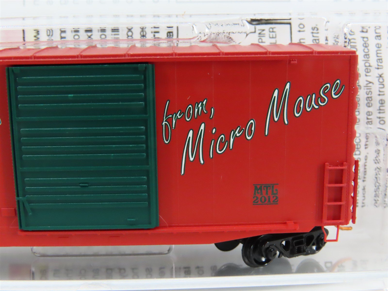 N Scale Micro-Trains MTL 10100720 Merry Christmas from Micro Mouse Box Car #2012