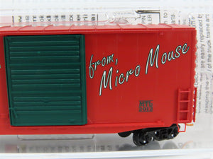 N Scale Micro-Trains MTL 10100720 Merry Christmas from Micro Mouse Box Car #2012