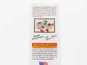 N Scale Micro-Trains MTL 10100720 Merry Christmas from Micro Mouse Box Car #2012