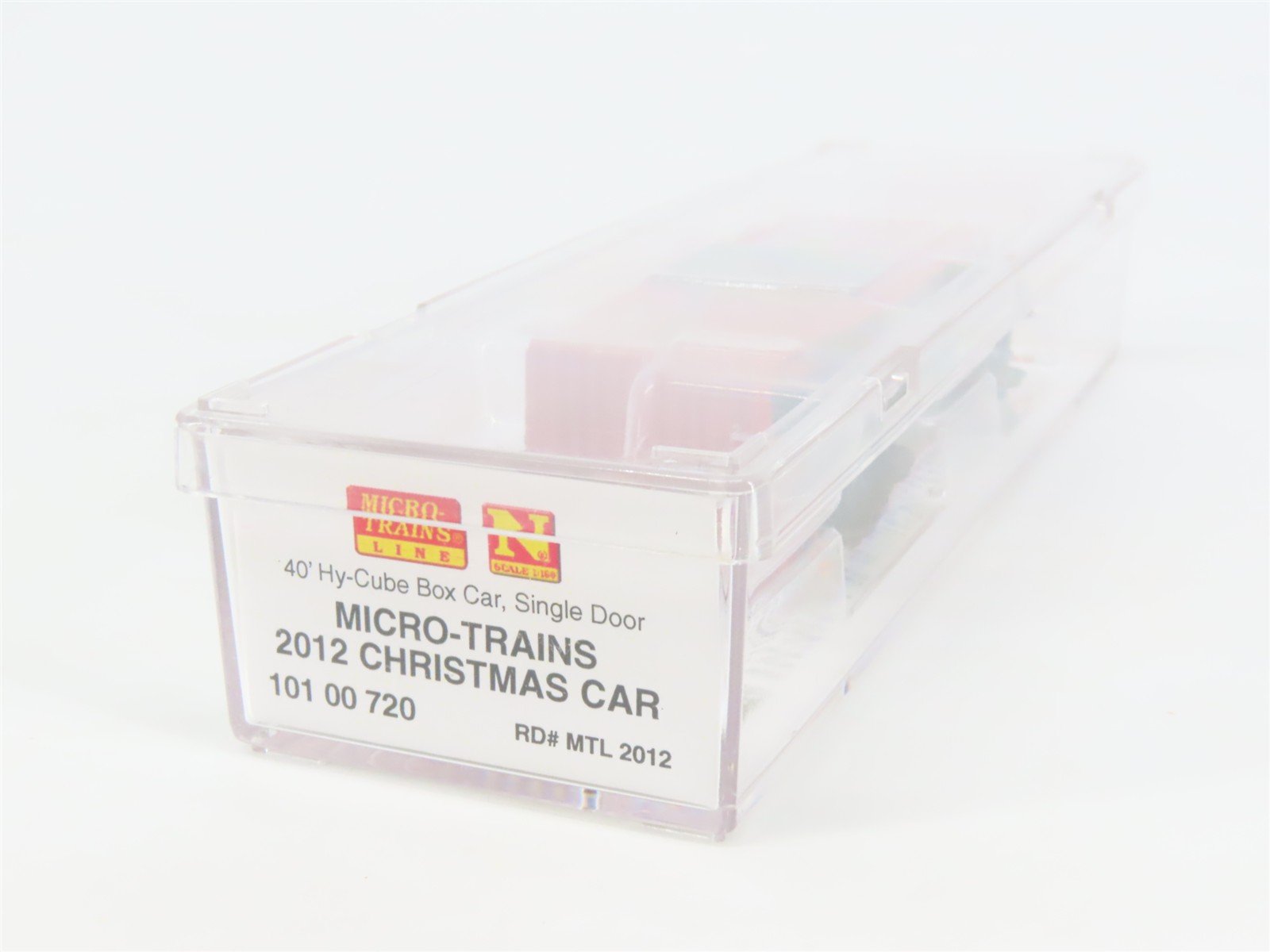N Scale Micro-Trains MTL 10100720 Merry Christmas from Micro Mouse Box Car #2012