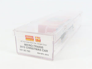 N Scale Micro-Trains MTL 10100720 Merry Christmas from Micro Mouse Box Car #2012