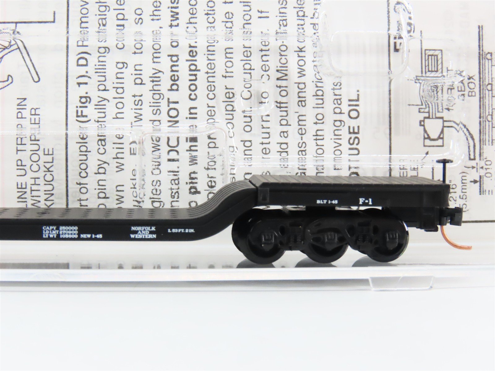 N Micro-Trains MTL 109030 N&W Norfolk & Western Heavyweight Flat Car #70099