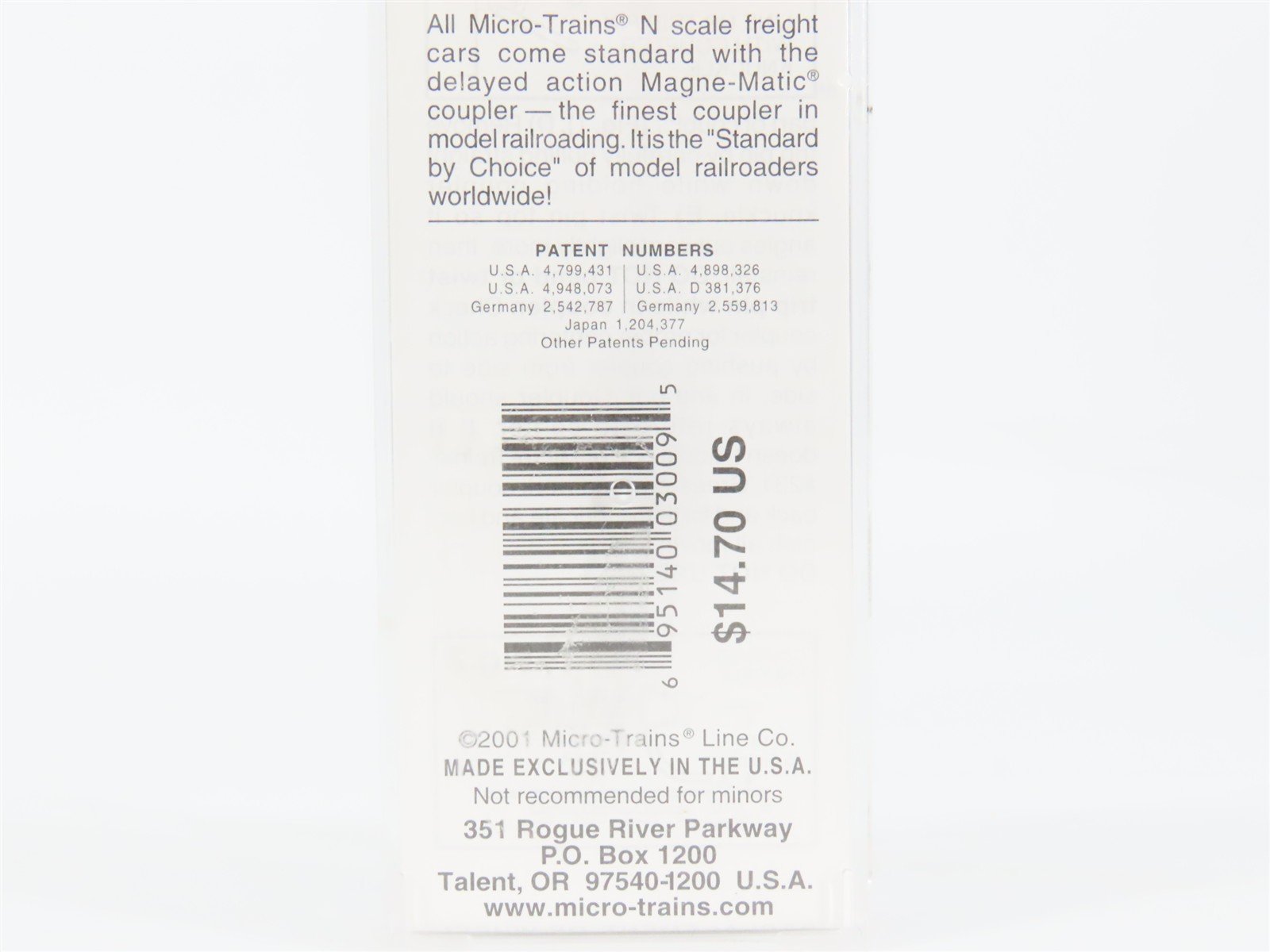 N Micro-Trains MTL 109030 N&W Norfolk & Western Heavyweight Flat Car #70099