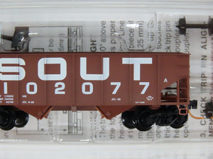 N Scale Micro-Trains MTL 05600370 SOU Southern 2-Bay Open Hoppers #102077 2-Pack