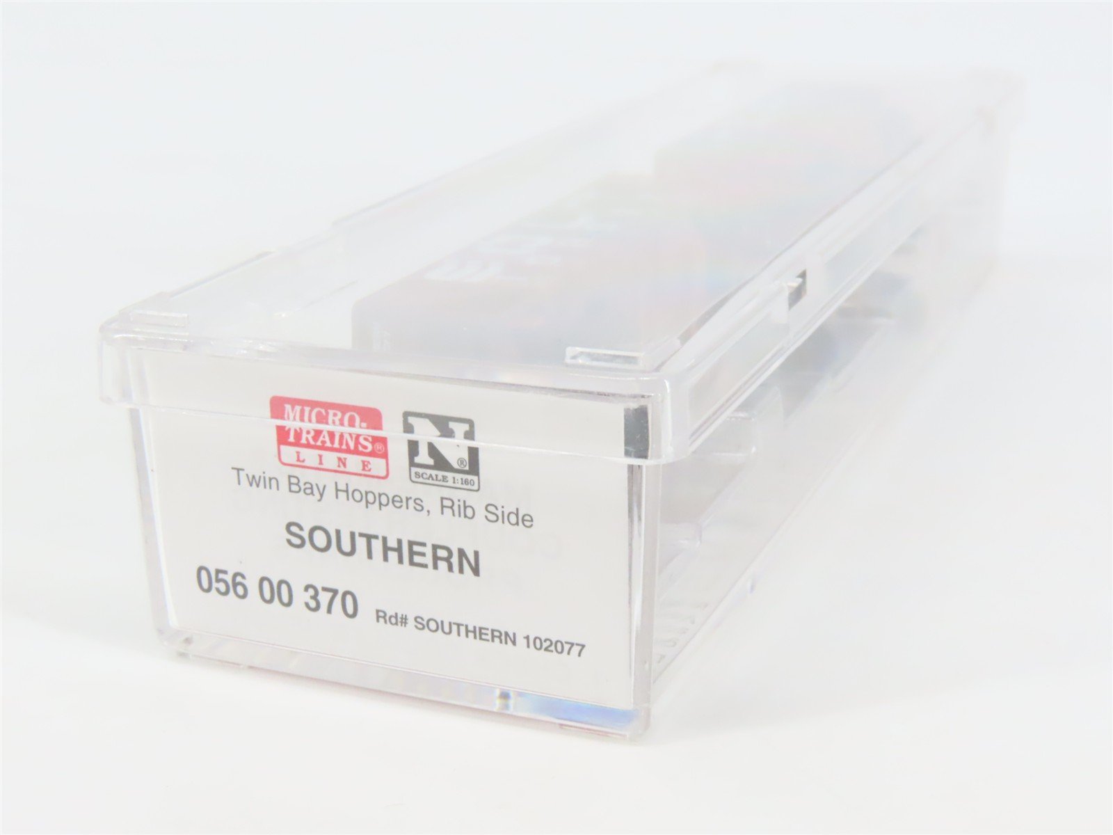 N Scale Micro-Trains MTL 05600370 SOU Southern 2-Bay Open Hoppers #102077 2-Pack