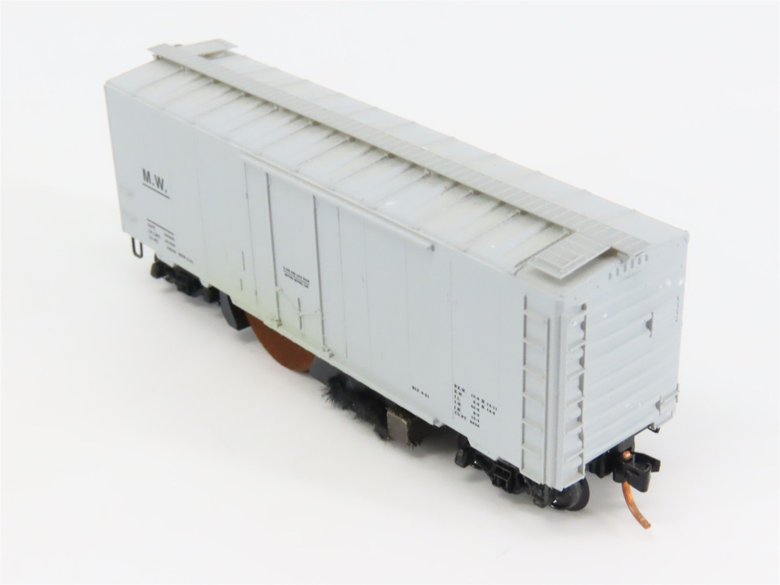 N Scale Aztec TS1107 MW Maintenance of Way Track Cleaning Box Car