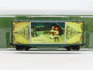 N Micro-Trains MTL 10100814 Vintage Christmas Postcard Winter Stroll Box Car #4