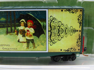 N Micro-Trains MTL 10100814 Vintage Christmas Postcard Winter Stroll Box Car #4