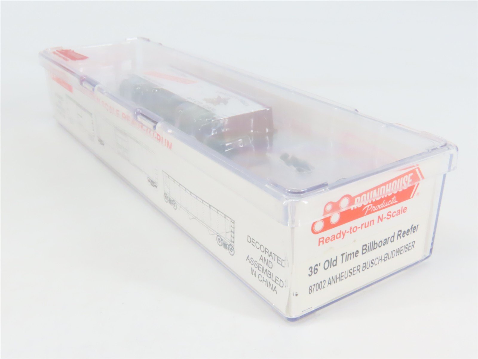 N Scale Roundhouse 87002 StLR&CO Budweiser 36' Old Time Billboard Reefer #3115