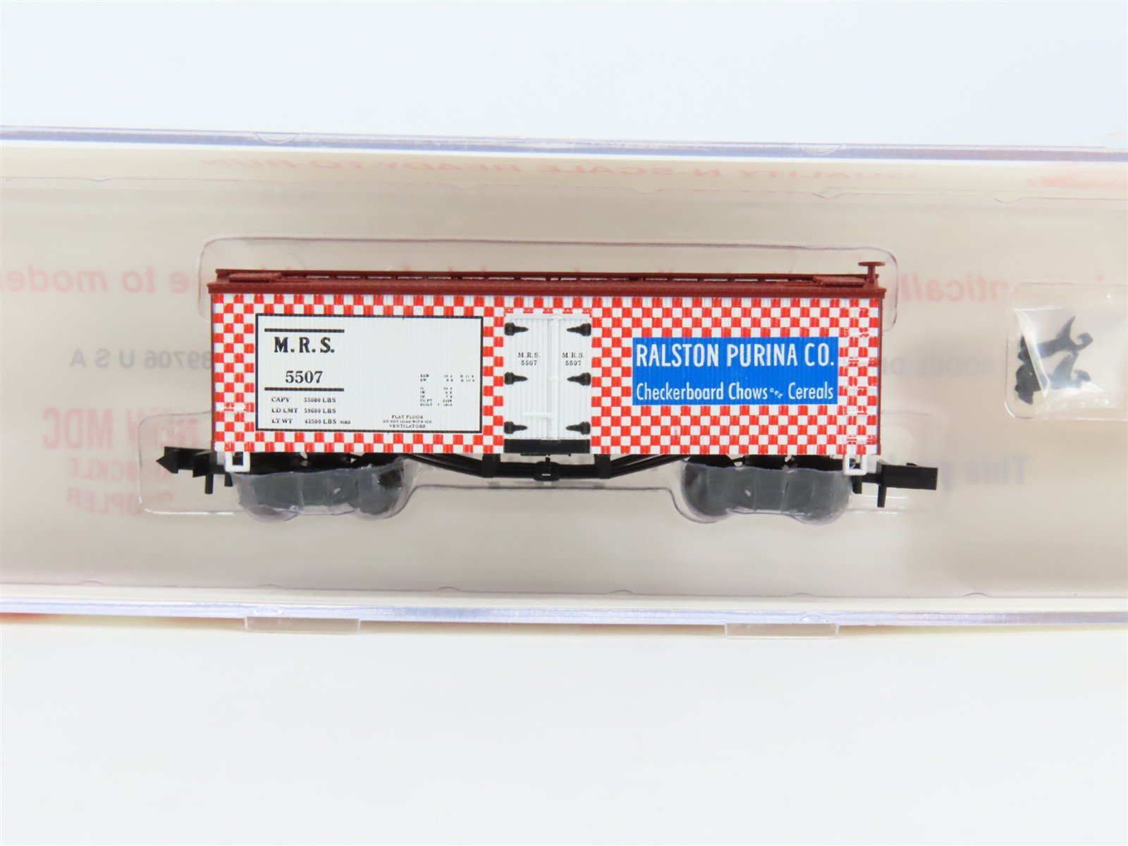 N Scale Roundhouse 8943 MRS Ralston Purina 36' Old Time Reefer #5507