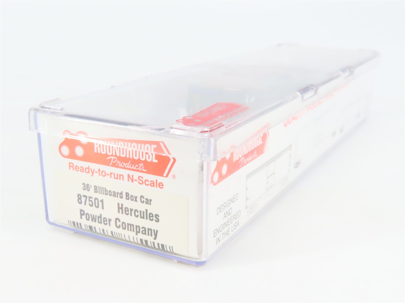 N Scale Roundhouse 87501 HPCX Hercules Powder Company 36' Billboard Box Car #545
