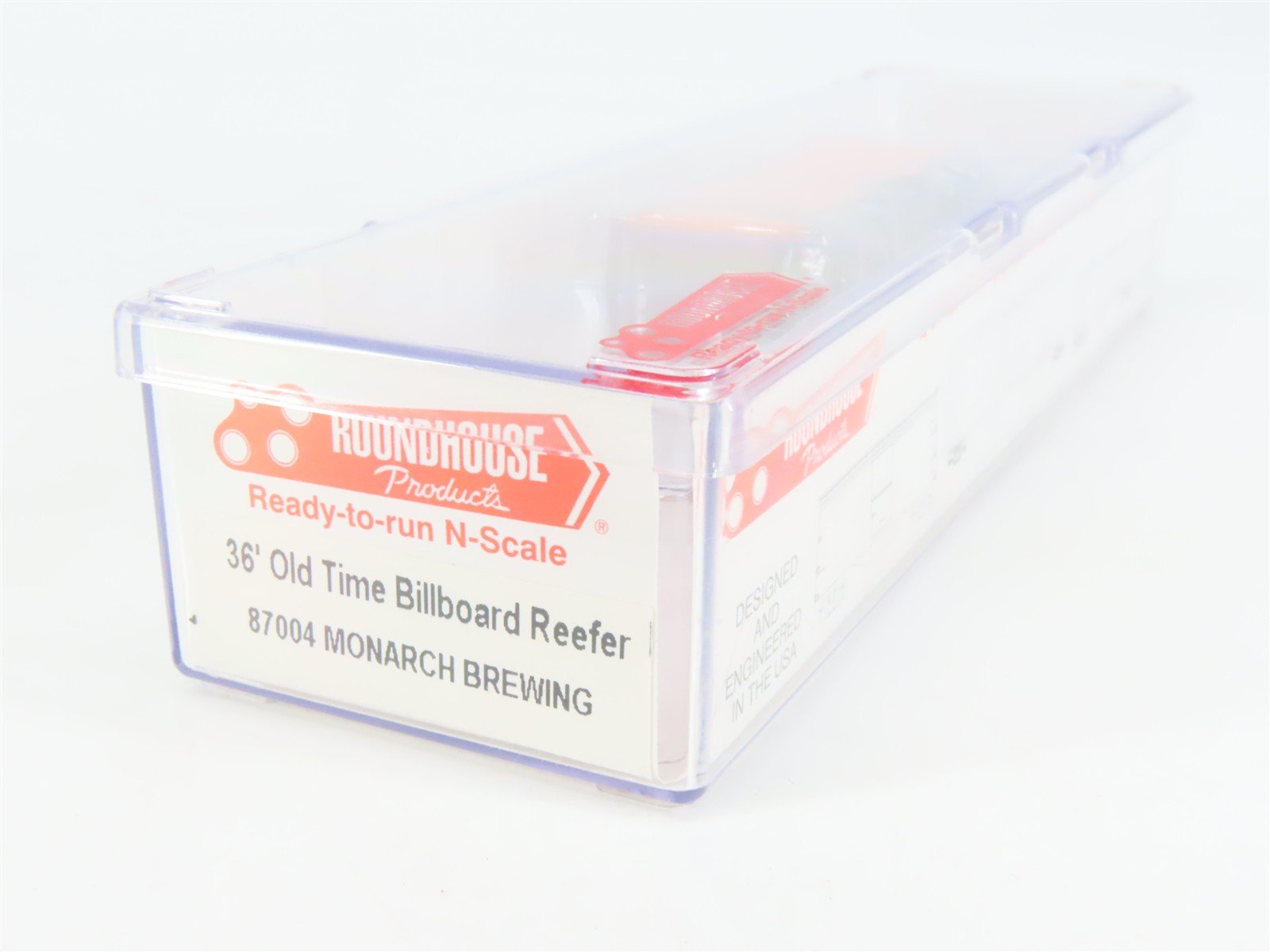 N Scale Roundhouse 87004 NX Monarch Brewing 36' Old Time Billboard Reefer #3391