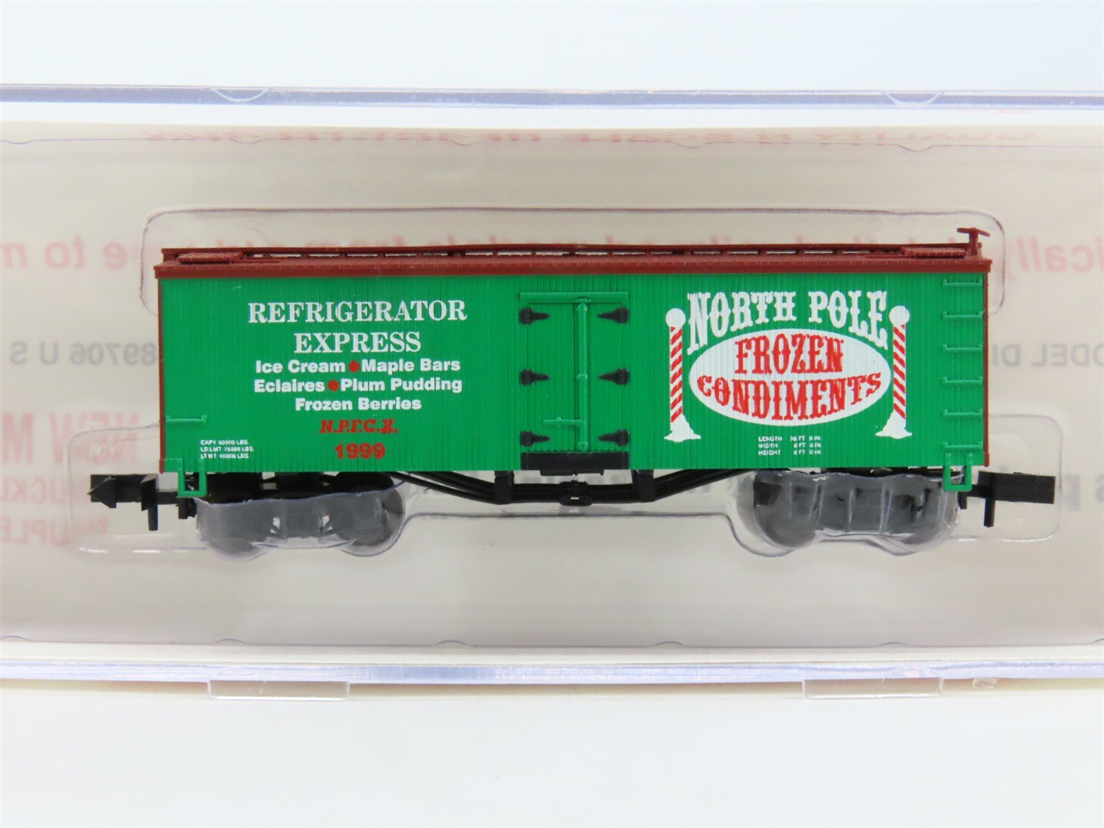 N Scale Roundhouse 8946 NPFCX North Pole Frozen Condiments 36' Reefer #1999