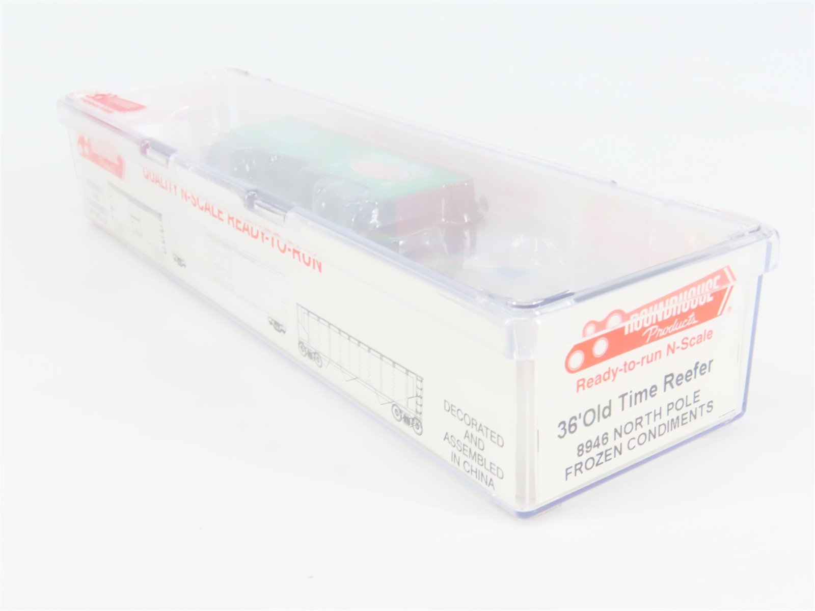 N Scale Roundhouse 8946 NPFCX North Pole Frozen Condiments 36' Reefer #1999
