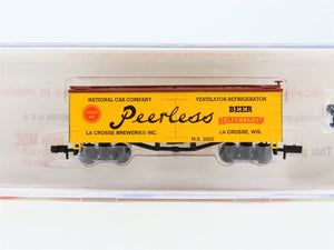 N Scale Roundhouse 87005 NX Lacrosse Breweries Peerless 36' Reefer #3022