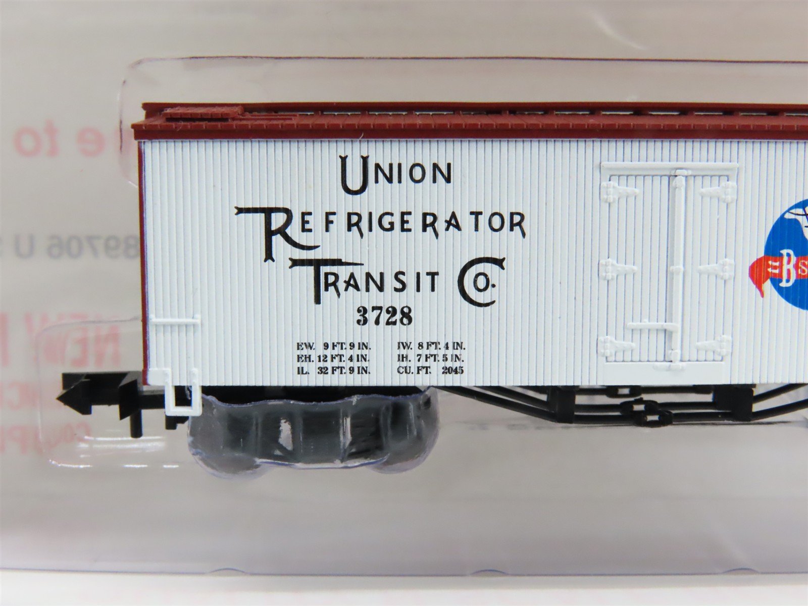 N Scale Roundhouse 87003 URTC Schlitz Beer 36' Old Time Billboard Reefer #3728