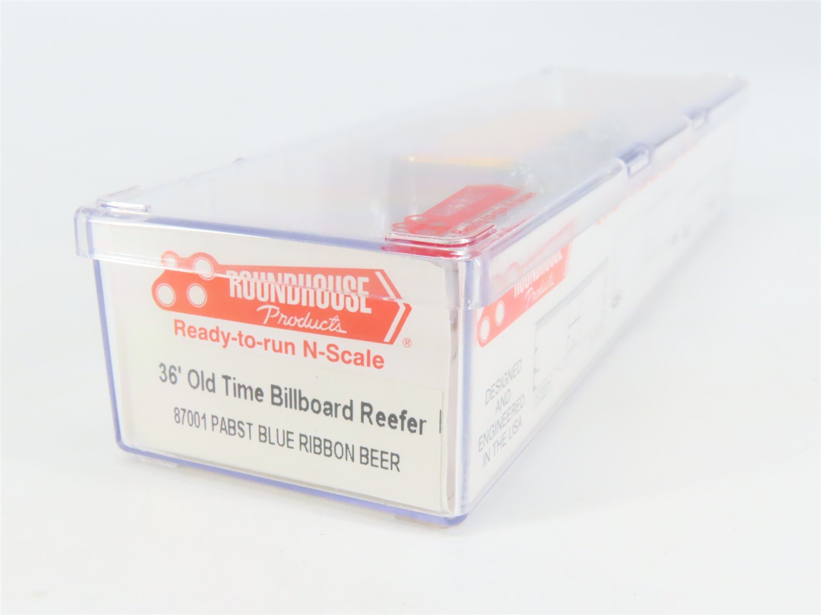 N Scale Roundhouse 87001 Pabst Blue Ribbon Beer 36' Old Time Reefer #4341