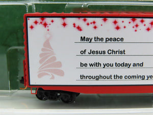 N Scale Micro-Trains MTL 10100801 Custom 2014 Christmas 40' Hi Cube Box Car #44