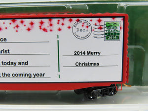 N Scale Micro-Trains MTL 10100801 Custom 2014 Christmas 40' Hi Cube Box Car #44