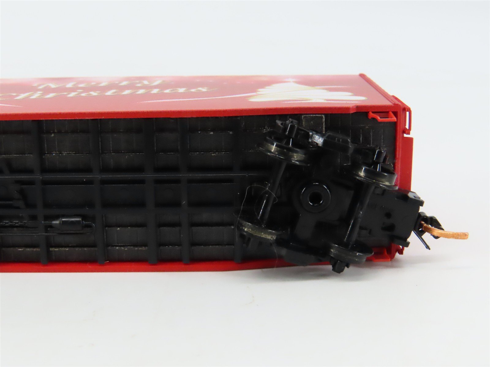 N Scale Micro-Trains MTL 10100801 Custom 2014 Christmas 40' Hi Cube Box Car #44