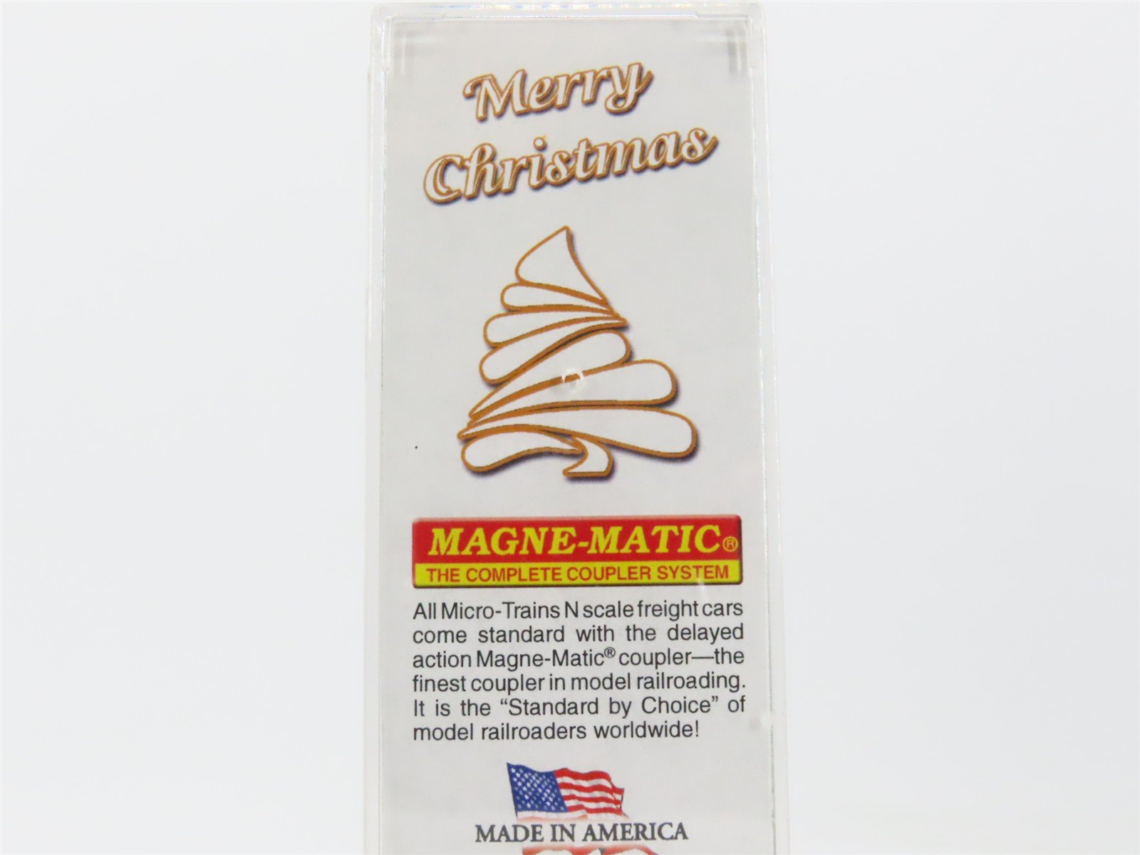 N Scale Micro-Trains MTL 10100801 Custom 2014 Christmas 40' Hi Cube Box Car #44