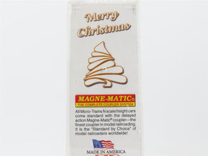 N Scale Micro-Trains MTL 10100801 Custom 2014 Christmas 40' Hi Cube Box Car #44