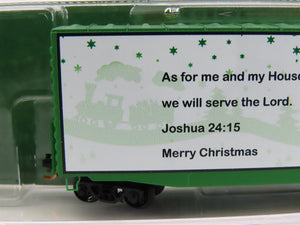 N Scale Micro-Trains MTL 10100802 Custom 2015 Christmas 40' Hi Cube Box Car 43.1