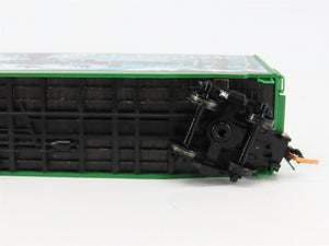 N Scale Micro-Trains MTL 10100802 Custom 2015 Christmas 40' Hi Cube Box Car 43.1