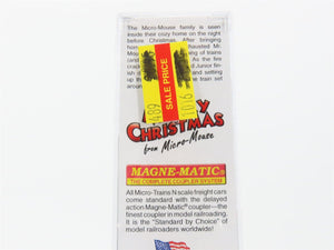 N Micro-Trains MTL 10200120 Merry Christmas From Micro Mouse 60' Box Car #2016
