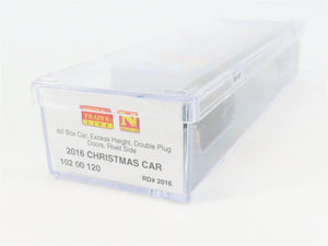 N Micro-Trains MTL 10200120 Merry Christmas From Micro Mouse 60' Box Car #2016