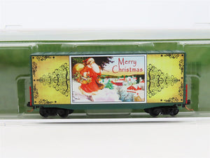 N Micro-Trains MTL 10100817 Vintage Christmas Postcard Santa's Visit Box Car #7