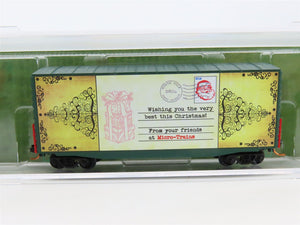 N Scale Micro-Trains MTL 10100819 Christmas Postcard Magical Greeting Box Car #9