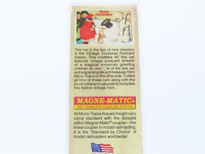 N Scale Micro-Trains MTL 10100819 Christmas Postcard Magical Greeting Box Car #9