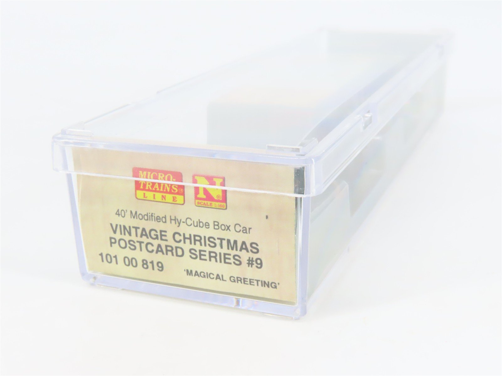 N Scale Micro-Trains MTL 10100819 Christmas Postcard Magical Greeting Box Car #9