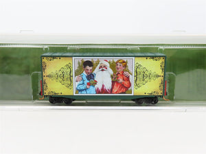 N Micro-Trains MTL 10100816 Vintage Christmas Postcard Santa Claus Box Car #6