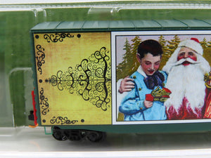 N Micro-Trains MTL 10100816 Vintage Christmas Postcard Santa Claus Box Car #6