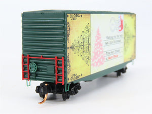 N Micro-Trains MTL 10100816 Vintage Christmas Postcard Santa Claus Box Car #6