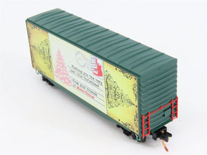 N Micro-Trains MTL 10100816 Vintage Christmas Postcard Santa Claus Box Car #6