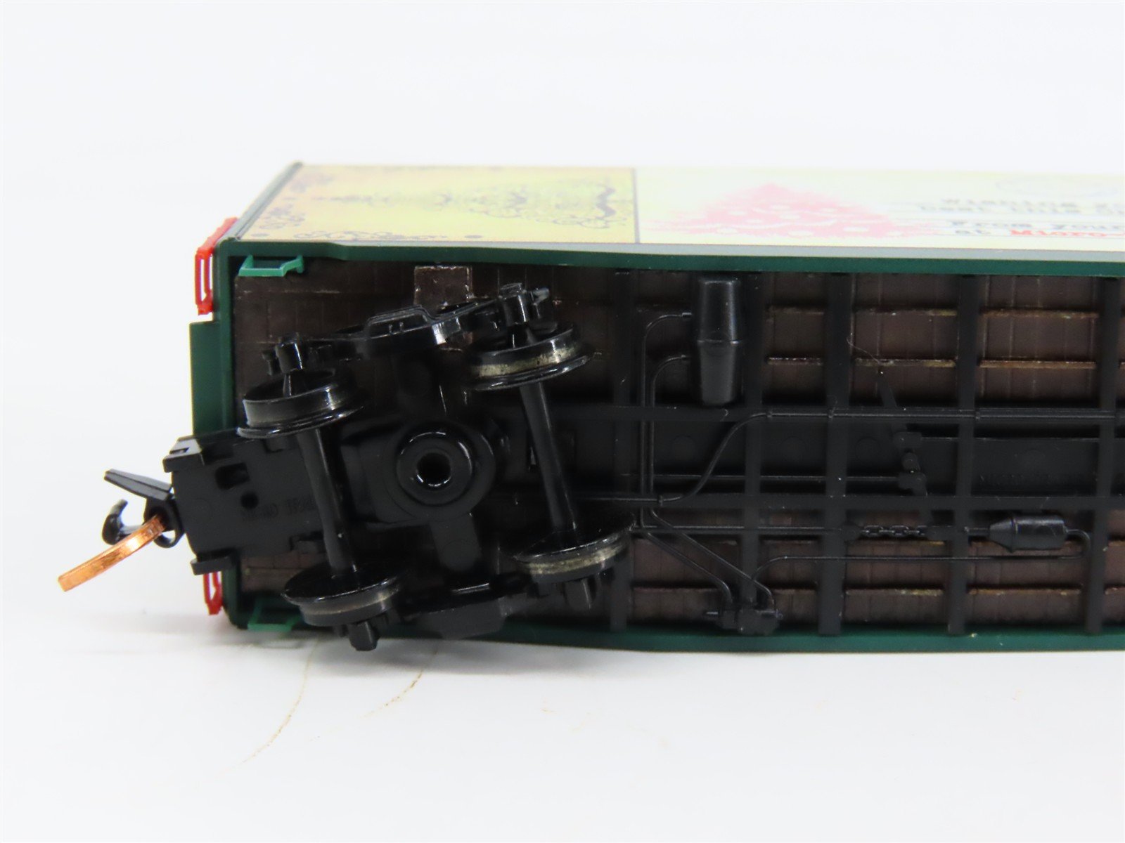 N Micro-Trains MTL 10100816 Vintage Christmas Postcard Santa Claus Box Car #6