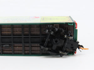 N Micro-Trains MTL 10100816 Vintage Christmas Postcard Santa Claus Box Car #6