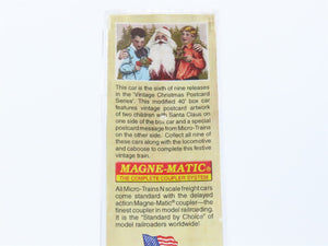 N Micro-Trains MTL 10100816 Vintage Christmas Postcard Santa Claus Box Car #6