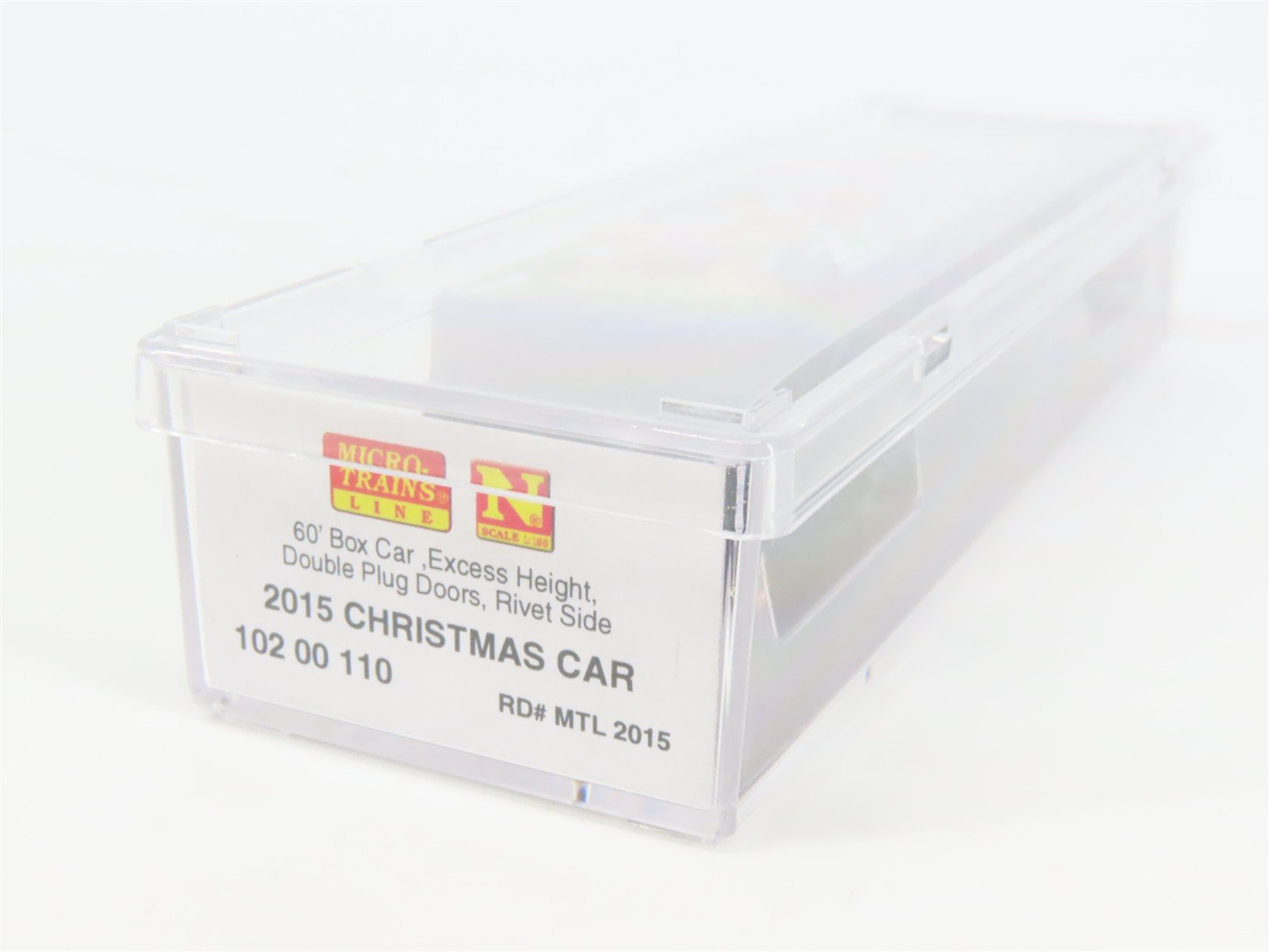 N Scale Micro-Trains MTL 10200110 Merry Christmas From Micro Mouse Box Car #2015