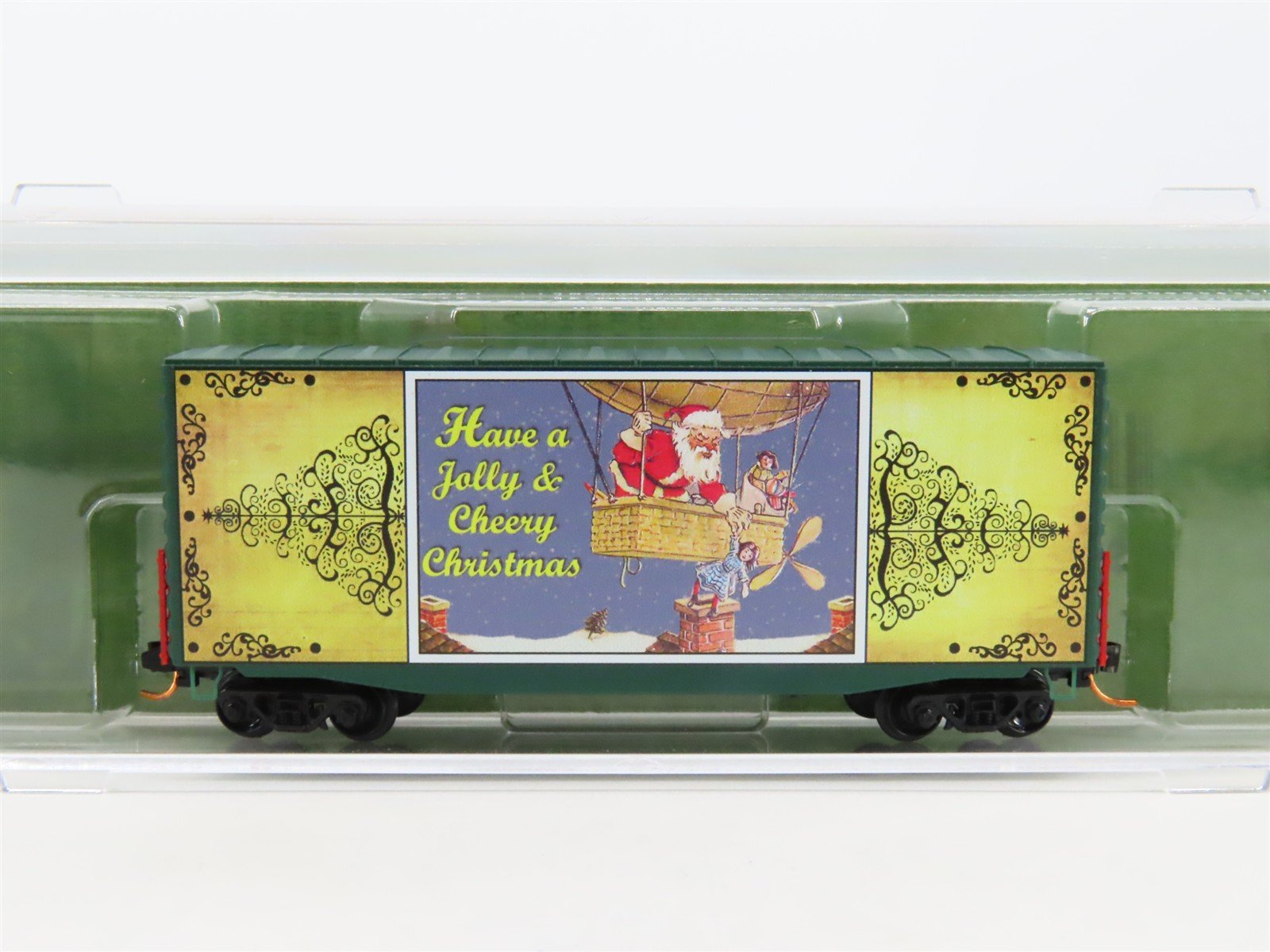 N Scale Micro-Trains MTL 10100818 Christmas Postcard Rooftop Delivery Box Car #8