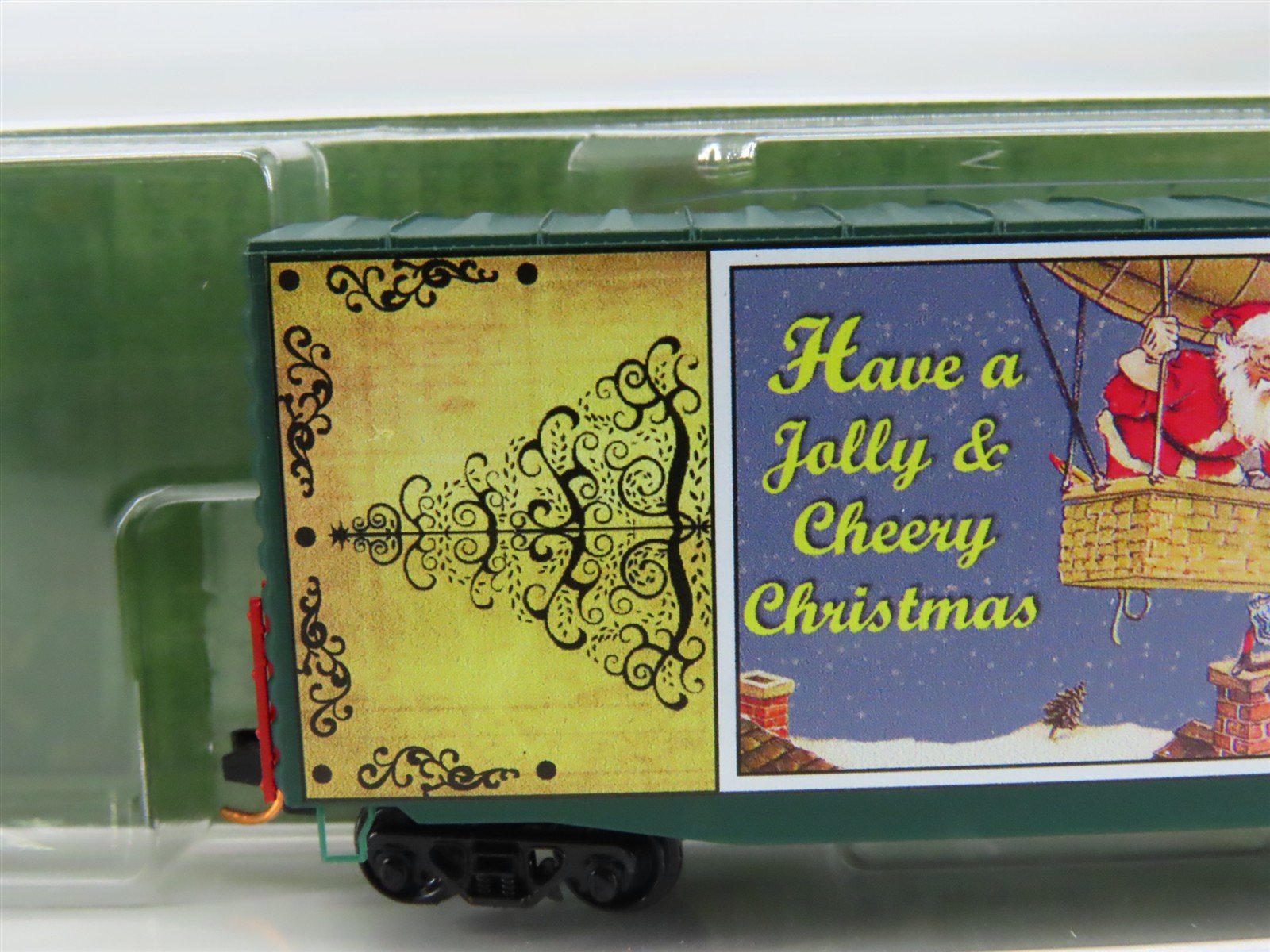 N Scale Micro-Trains MTL 10100818 Christmas Postcard Rooftop Delivery Box Car #8